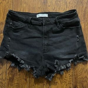Black KanCan shorts
